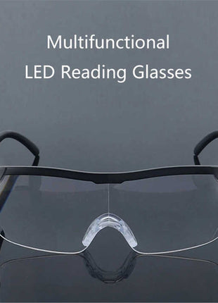 OLOTOS Lupenbrille LED Vergrößerungsbrille Leselupe Lesebrille Brille Lupe Vergrößerung