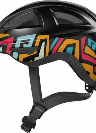 Abus Anuky 2.0 Kinder Fahrradhelm Black Tag S/M - Giraffesport