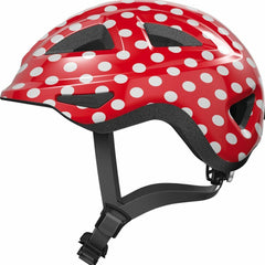 Abus Anuky 2.0 Kinder Fahrradhelm Red Spots S/M - Giraffesport