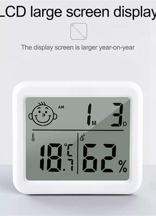 Digital Thermo-Hygrometer Weiß - Giraffesport